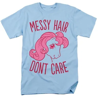 My Little Pony Messy Hair T-shirt Classic Fit Blue Graphic Tee • $19.99