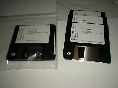 3.5  Microsoft MS-Dos 6.2 Disks. New Opened Disks Only. With Spare Set. Blemish. • $49
