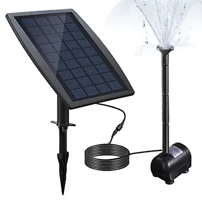 Solar Water Pump 9V 2.5W Solar Power Panel Pump Landscape Pool Garden • £26.36