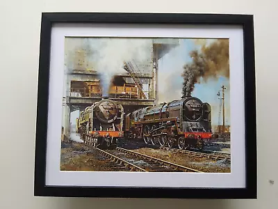 Malcolm Root Steam Train Print 'The 'Duke' And The Clan'  FRAMED • £25.95