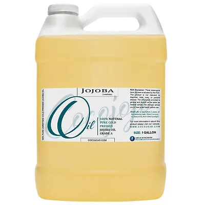 Golden Jojoba Oil 100 Pure Extra Virgin Fresh Cold Pressed Jojoba Oil For Hair • $103.98