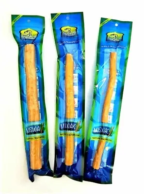 3 Pack Miswak: Natural Toothbrush Stick -(Siwak - Peelu -Chewing Stick) • £4.99