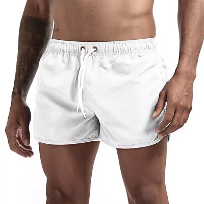 Men's Gym Training Shorts Workout Sports Casual Clothing Fitness Running Short • $8.99