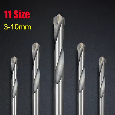 Tungsten Carbide Drill Bits 3~10mm Drills Bit For Stainless Steel Metal Tool PRO • £3.39