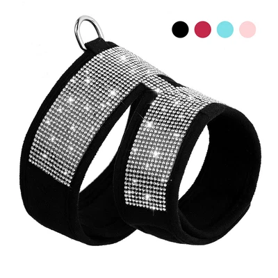 £8.27 • Buy Bling Rhinestone Diamond Adjustable Soft Padded Harness For Puppy Small Dog Cat