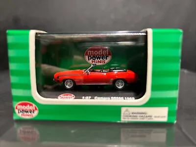 Model Power Minis 1/87th Scale 1969 Chevrolet Camaro SS396 Convertible In Red • £5.99