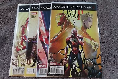 2016 MARVEL Comics CIVIL WAR II: Amazing Spider-Man #1-4 Complete - NM/MT • $10