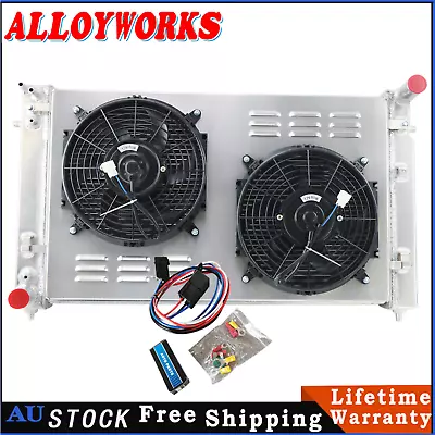 3 Row Radiator+Fan Shroud+Relay Fit Holden Commodore VX VT HSV V8 GEN3 LS1 5.7L • $299