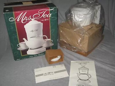 HTF New In Box Mrs Tea By Mr Coffee Hot Tea Maker 6 Cup HTM1 NEW • $149.99