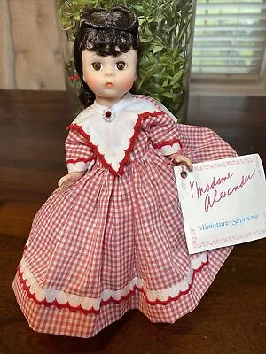 Vintage Madame Alexander Doll W Tags! Miniature Showcase Little Women 8” Jo NICE • $26