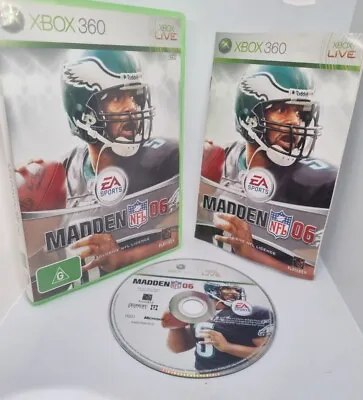 MINT Madden NFL 06 XBOX 360 PAL Complete W Manual • $7.82