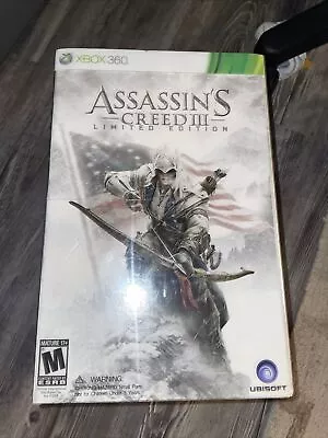 Assassins Creed 3 Xbox 360 Limited Edition In Box With Steelbook Statue Journal • $75