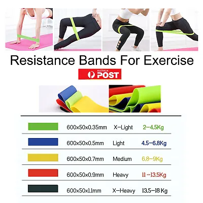 $5.99 • Buy Professional Resistance Bands For GYM Fitness Strength Yoga Exercise 