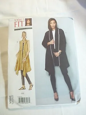 Vogue Sewing Pattern Today's Fit V1540 Ladies One Size Jacket • £6.50