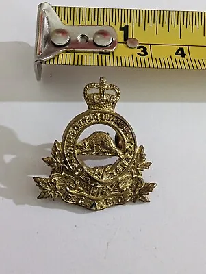 Vintage Royal Canadian Army Pay Corps Collar Badge • $5.59