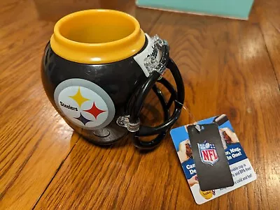 Pittsburgh Steelers NFL  Helmet  Removable Cup Black/Gold Mini FanMug 10009 • $19.99