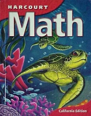 $11.99 • Buy Harcourt School Publishers Math: Student Edition Grade 4 HARDCOVER