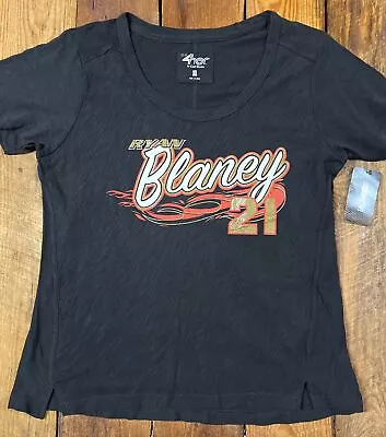 Ryan Blaney #21 NASCAR Wood Brothers Racing Motorcraft Women's Shirt Sz XL NWT • $21.99