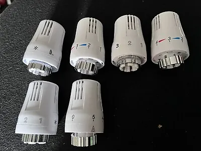  2TRV HEAD Thermostatic Radiator Valve Replacement Heads White X 6 Fitted Smart  • £32.50
