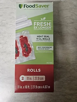 $16.99 • Buy FoodSaver  11  X 16' Vacuum Seal Roll - 2 Pack