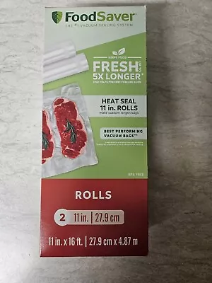 $16.99 • Buy FoodSaver  11  X 16' Vacuum Seal Roll - 2 Pack