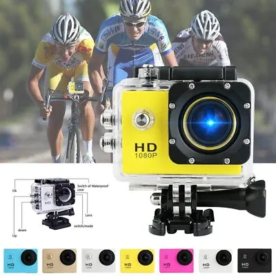 Sports Cam Action Camera HD 2  32GB Waterproof Under Water Camcorders Video DV • £16.99