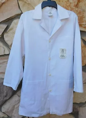 NOS Grey's Anatomy White Lab Laboratory Doctor Scientist Coat Pockets Med AGAPSA • $8.95