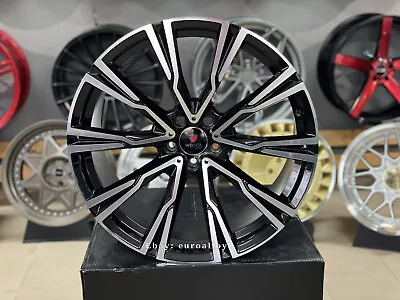 New 21'' 5x112 Style 758M Performance Black Wheels Rims For X5 X6 X7 G05 G06 G07 • $2841.84