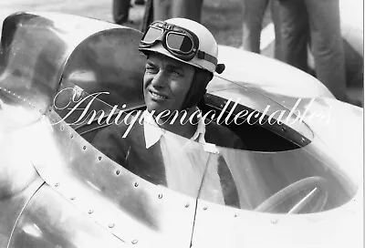 Darkroom Produced 7x5 Photograph British Racing Car Driver Ron Flockhart  D10 • £9.99