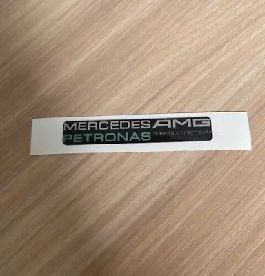 Mercedes F1 Petronas AMG Domed Sticker Badge Decal 3D Gel Car Sticker 70x12mm • £3.50