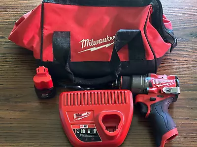 Milwaukee 3404-20 12V Fuel Brushless Cordless Hammer Drill/Driver W Battery Bag • $99.99