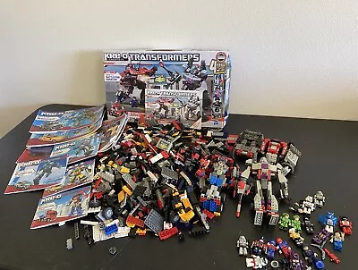 Kreo Transformers 7 Lbs Parts Lot Optimus Prime 20 Minifigures 7 Instructions • $29.99