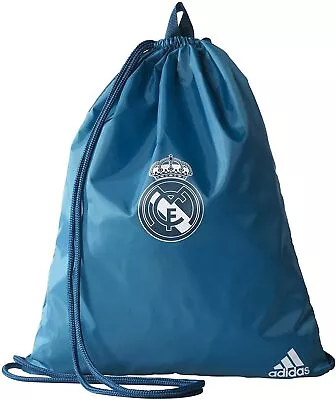 £11.99 • Buy Real Madrid  Gym Bag Pe Bag Adidas Back To School Teal/white 