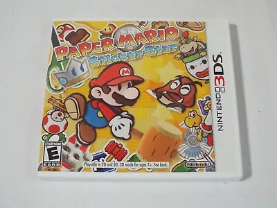 Paper Mario Sticker Star Nintendo 3DS TESTED AND WORKING   • $14.99