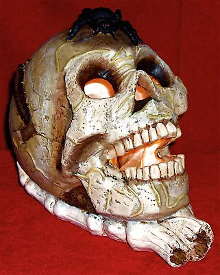Vintage- Skull Lamp On Skeleton Hand In Box • $39.50