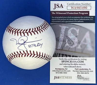 Mark McGwire Signed Autographed MLB Baseball W/ “87 AL ROY” Insc & JSA COA • $200