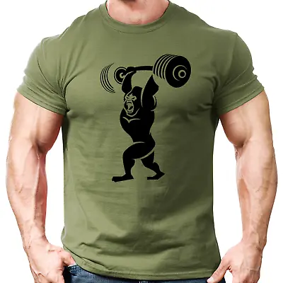 £7.99 • Buy Gorilla Lifting Gym T-Shirt Mens Gym Clothing Workout Training Bodybuilding 