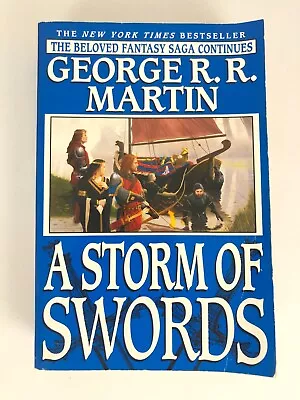 A Storm Of Swords George R.R. Martin *signed* 2nd Print Trade Paperback 2002 VG • $70