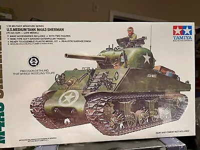 Tamiya 1:35 M4A3 Sherman Tank MISB • $30