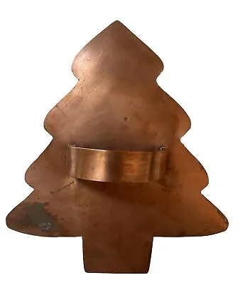 Large Copper Christmas Tree Cookie Cutter 9 Inches Michael Bonne? • $45