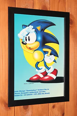 $91.11 • Buy 1994 Sonic The Hedgehog 3 Sega Genesis Saturn Vintage Small Poster Ad Framed