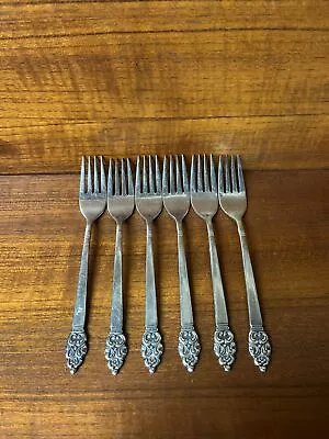 6 Oneida Community VINLAND Stainless Steel  Dinner Forks *SHIPS FREE* • $34.95