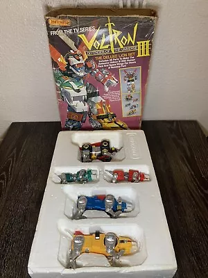 Matchbox 1984 VOLTRON Defender III (3) THE DELUXE LION SET W/ BOX No Instruction • $399.99