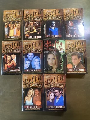 Lot Of 10 BUFFY THE VAMPIRE SLAYER Book Novels 1 2 3 4 5 6 7 11 13 16 • $29.99