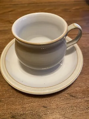 £9.99 • Buy Denby Linen 2 X Lovely  Cups & Saucers Tea Coffee