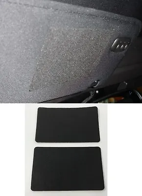 Pair Visor Warning Label Covers For C5 C6 Chevrolet Corvette Adhesive Black Felt • $19.95