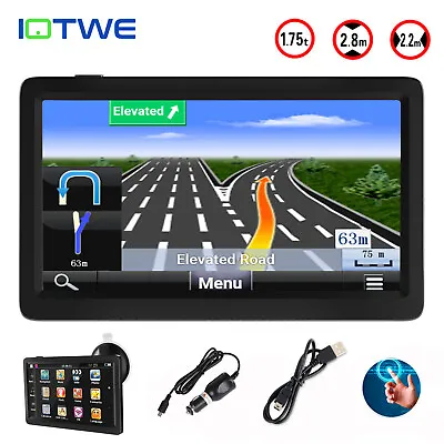 IOTWE 9  GPS Navigation For HGV Lorry LGV Truck Car Sat Nav Lifetime UK & EU Map • £69.99