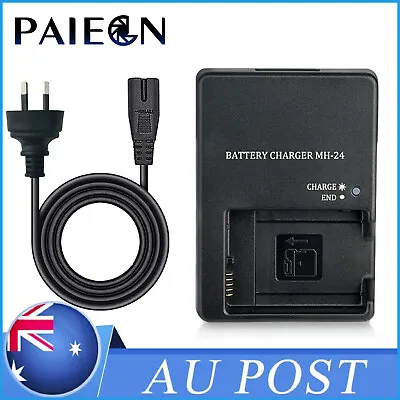 Paiegn Mains Wall Battery Charger MH-24 For Nikon D3100 D3200 D5100 D5200 D5300 • $24.99