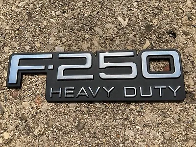 1992-1996 Ford F-250 HD Heavy Duty Fender Badge Emblem OEM 7.3 Powerstroke 7.5 • $17.95