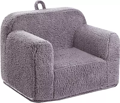 Kids Snuggly-Soft Sherpa Chair Cuddly Toddler Foam Chair For Boys And Girls Gr • $73.79